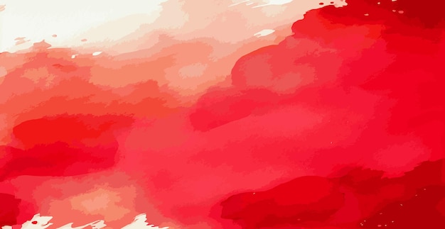 Vector abstract watercolor background red and white paper texture colorful watercolor grunge vector