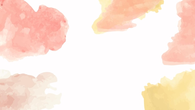 Abstract Watercolor Brush Background Vector