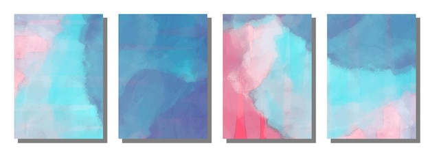 Abstract watercolor brush background