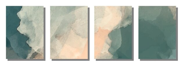 Abstract watercolor brush background