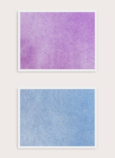 abstract watercolor card seT