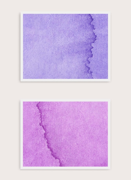 abstract watercolor card seT