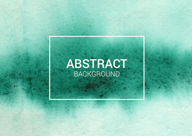 Abstract Watercolor Green background Design