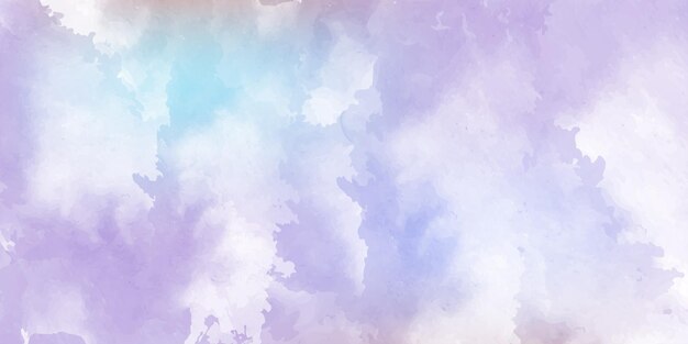 Abstract watercolor purple and blue color background