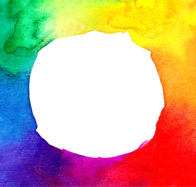 Abstract watercolor rainbow gradient background