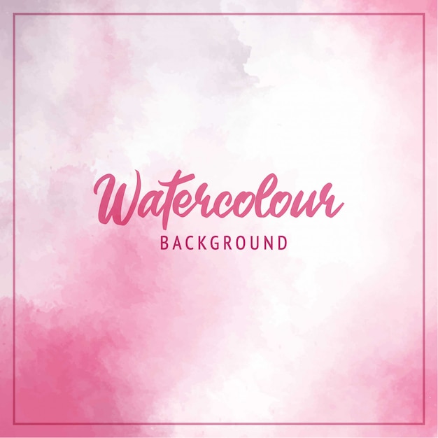 Vector abstract watercolor soft red background