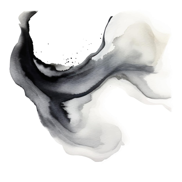 Vettore abstract acquerello vector illustrazione con forme geometriche e arte moderna sfondo bianco