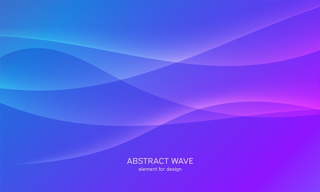 Abstract wave background. Colorful background with wavy line.