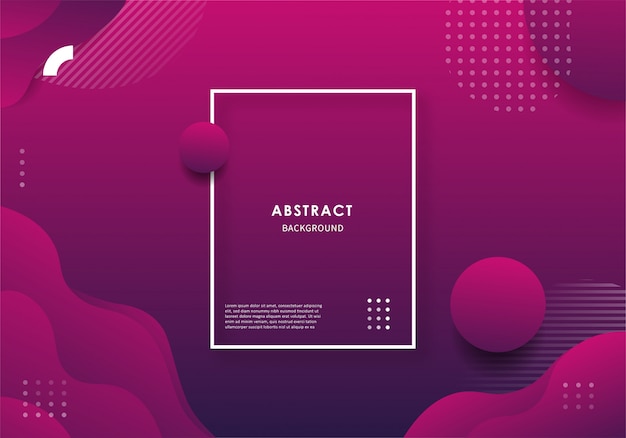 Abstract wave background with colorful shapes 