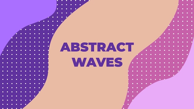 Abstract wave background