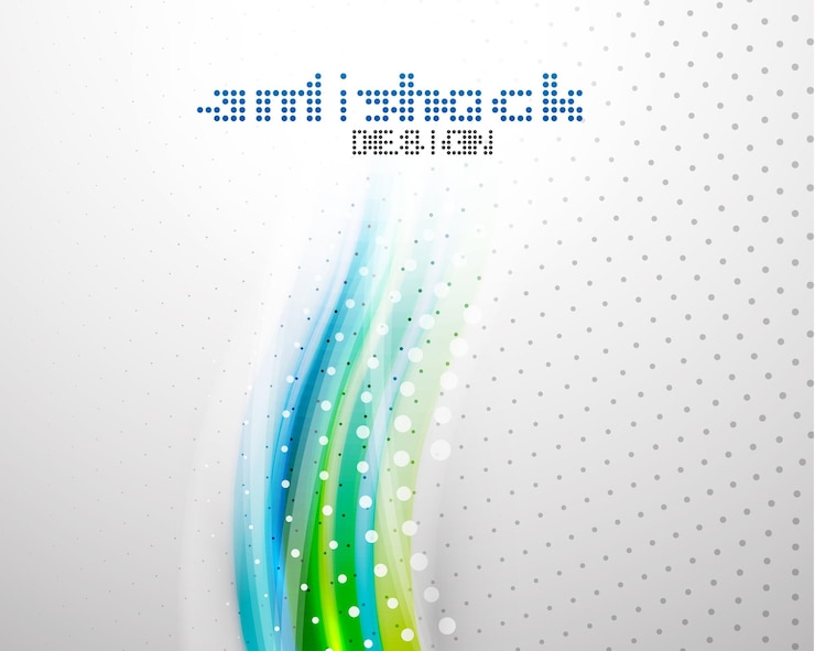Vector abstract wave background