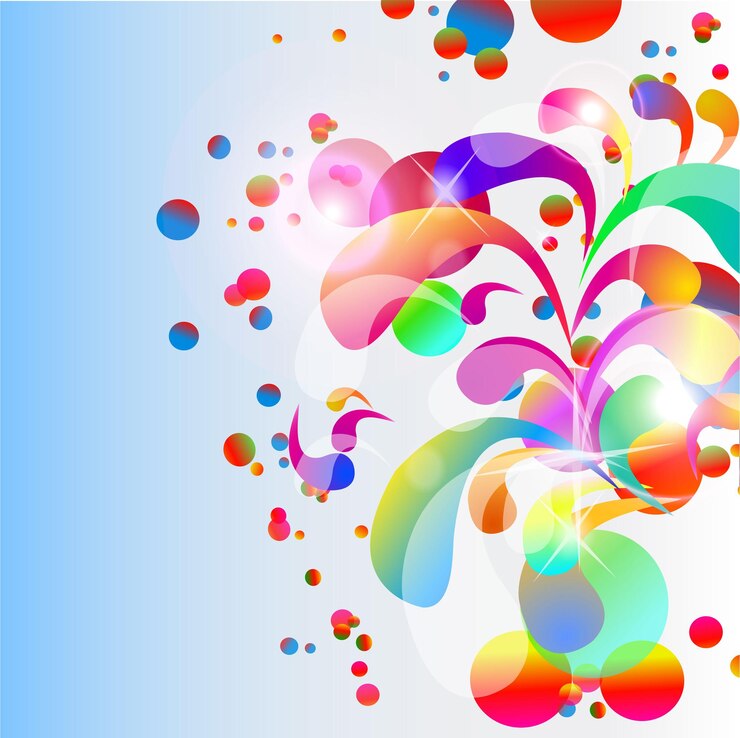 Vector abstract wave background