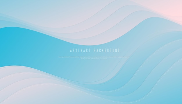 abstract wave blue background