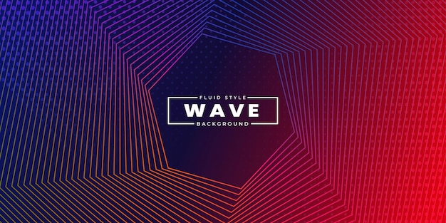 Abstract Wave Effect Blue Purple Halftone Background Multipurpose Design Banner