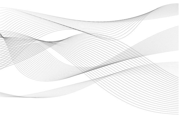 abstract wave element for design digital frequency track equalizer stylized line art background vector illustration wave with lines created using blend tool curved wavy line smooth stripe