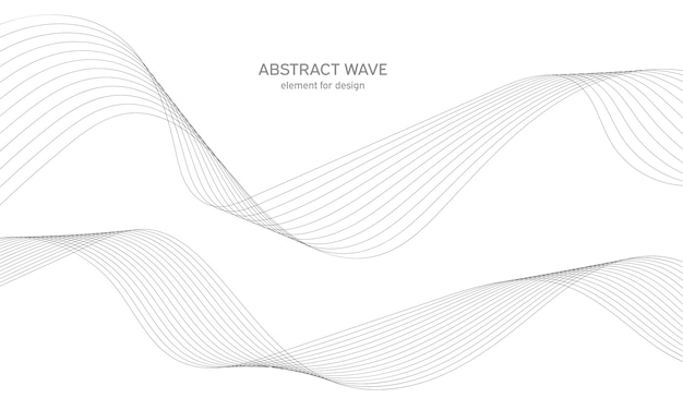 設計のための抽象的な波要素。デジタル周波数トラックイコライザー。