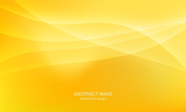 Vector abstract wave element. stylized line art background.