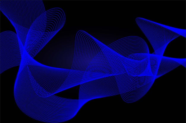 Abstract wave elements for design