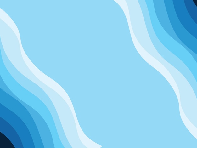 Abstract wave line landing page background design.