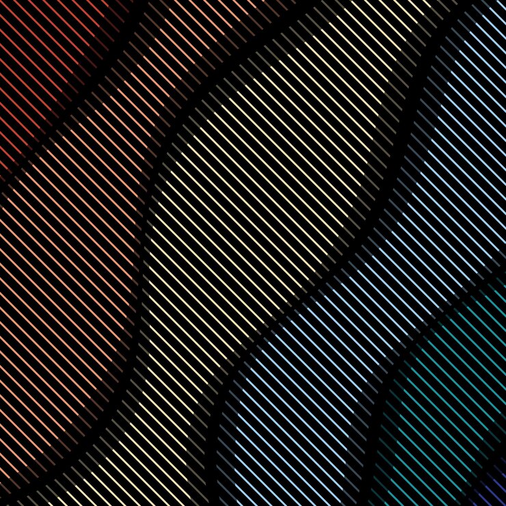 Vector abstract wave lines background