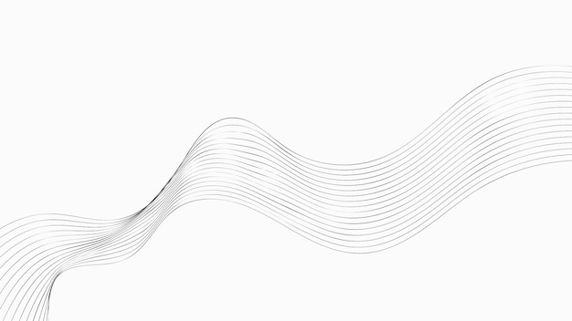 abstract wave lines background