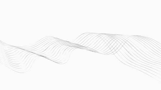 abstract wave lines background