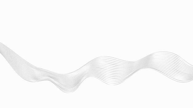 abstract wave lines background