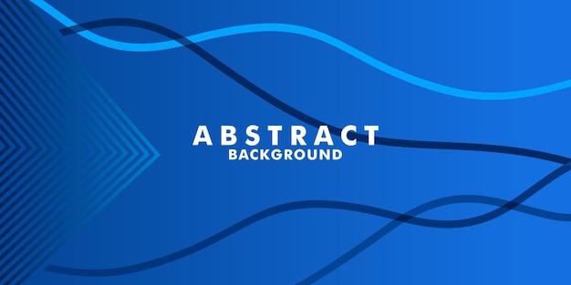Абстрактные волновые линии на темно-синем фоне Футуристическая технология концепции фона дизайн