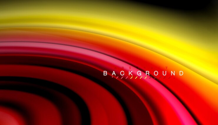 Vector abstract wave lines fluid rainbow style color stripes on black background vector artistic illustration for presentation app wallpaper banner or poster