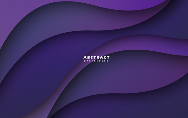 Abstract wave shape deep purple purple background