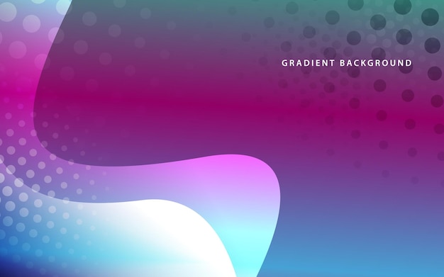 Abstract wave shape gradient modern background