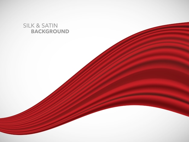 abstract  wave silk satin fabric for grand opening ceremony
