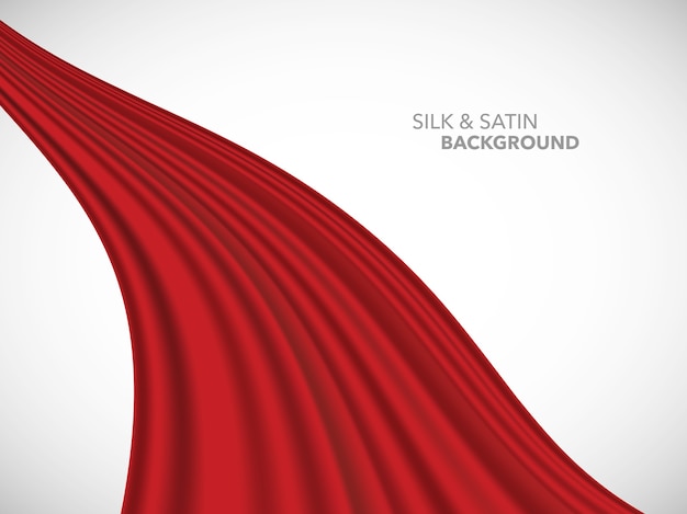 abstract  wave silk satin fabric for grand opening ceremony