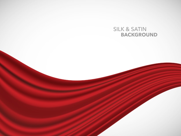 abstract  wave silk satin fabric for grand opening ceremony