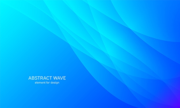 Abstract wave. stylized line art background.