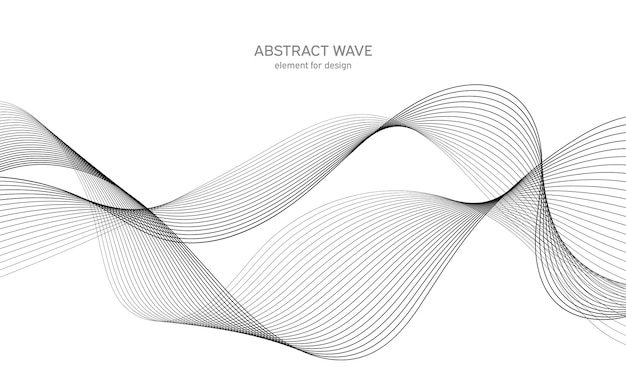 Abstract wave track equalizer element for design.