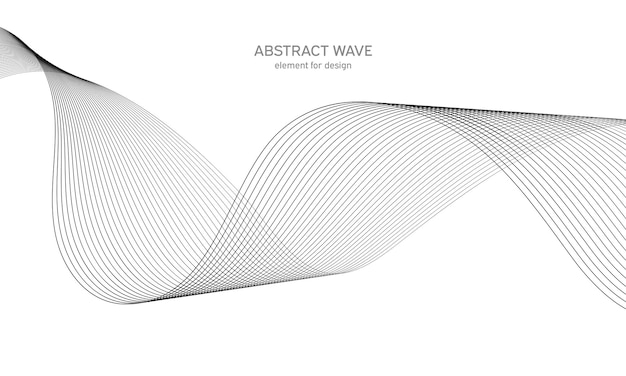 Abstract wave track equalizer element for design.