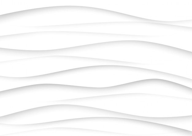 抽象的な波の白とグレーのトーンの背景