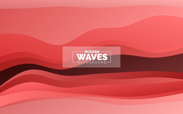 Vector abstract waves background dynamic shapes composition vector illustration