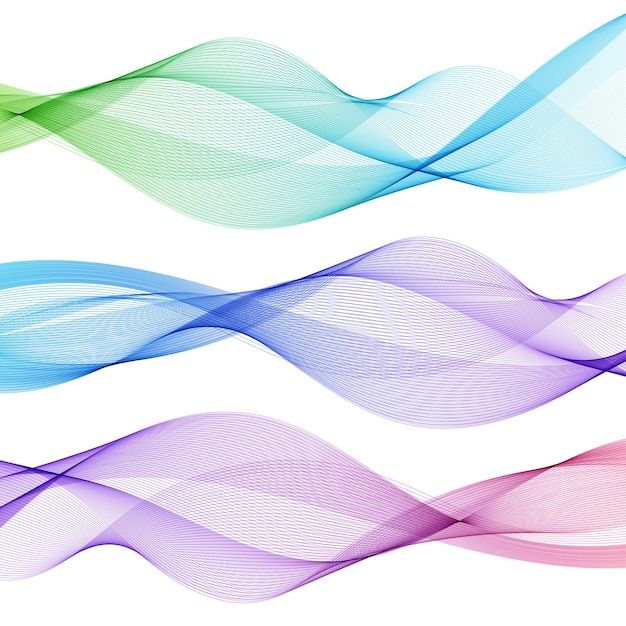 Abstract waves background, waved lines for brochure, website, flyer design. transparent lines