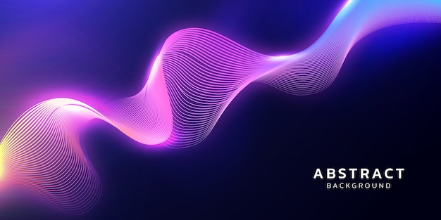 Abstract waves background