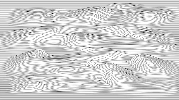 Abstract wavy artistic template. Wave Stripe vector  Background