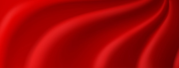 Abstract wavy background in red colors