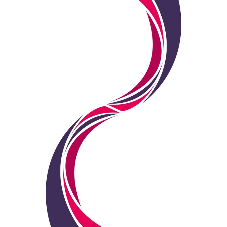 Vector abstract wavy border decoration