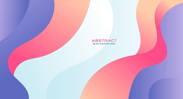 Abstract wavy colorful background