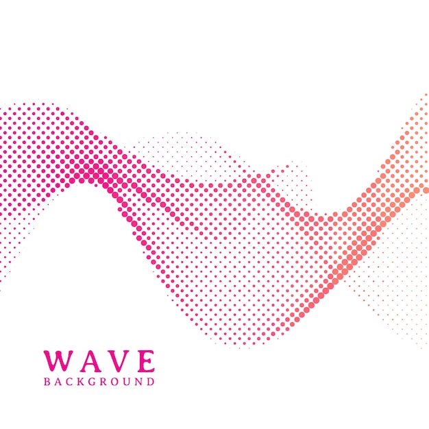 Abstract wavy colorful gradient dots halftone background, Halftone background design