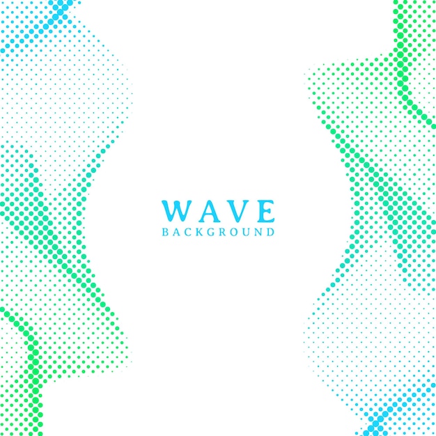 Abstract wavy colorful gradient dots halftone background, Halftone background design