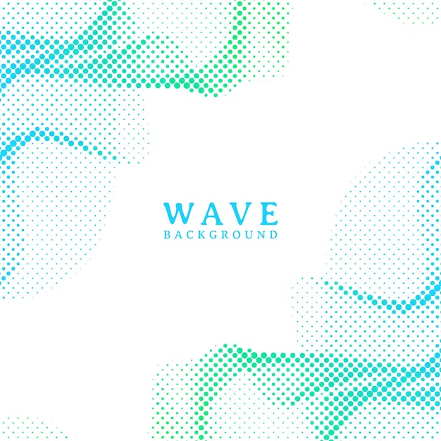 Abstract wavy colorful gradient dots halftone background, Halftone background design