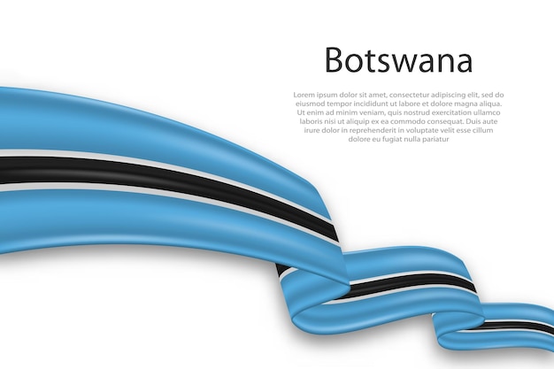 색 배경 에 있는 보츠와나 의 파란 발