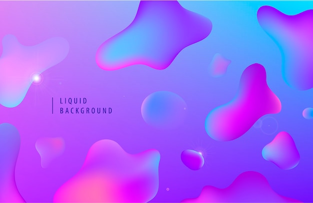 Vector abstract wavy geometric background. trendy gradient shapes composition.